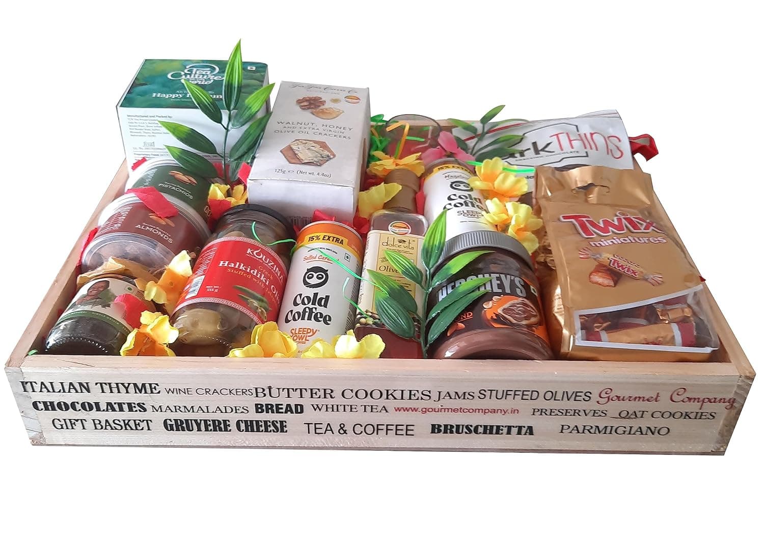 Chocolate Gift Hamper Basket (15 Items) — Assorted Luxury Festive Gift Box For Valentine’s Day, Birthday, Anniversary & Corporate Gifting
