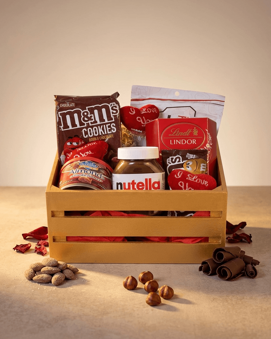 Chocolate Crate - alternate view showing gift packaging