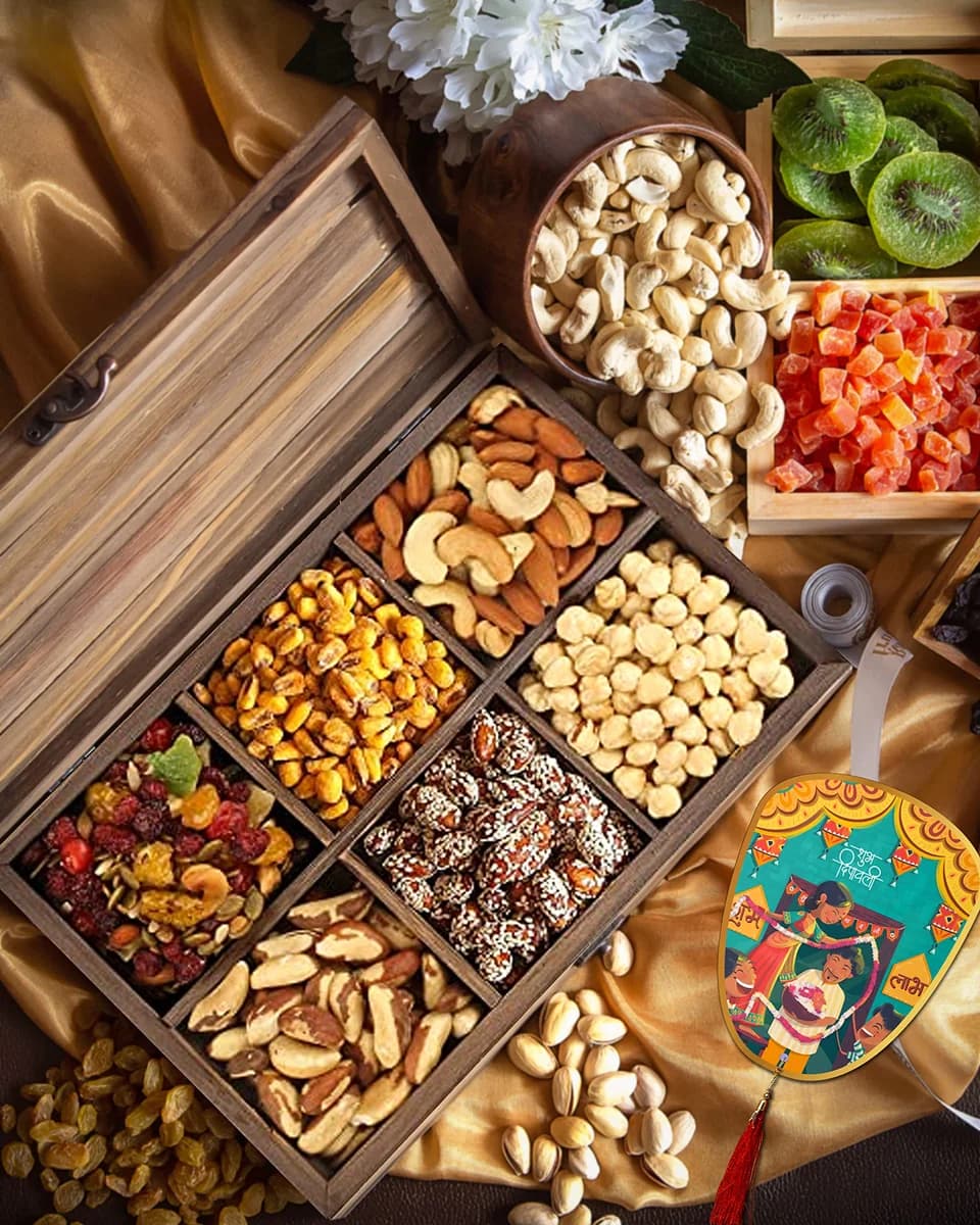Diwali Nuts Tray